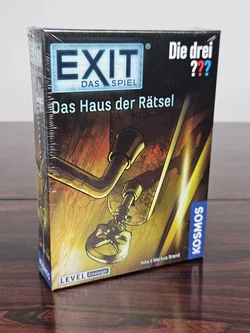EXIT Das Spiel - Das Haus der Rätsel - Die Drei ??? - Gesellschaftsspiel -KOSMOS 