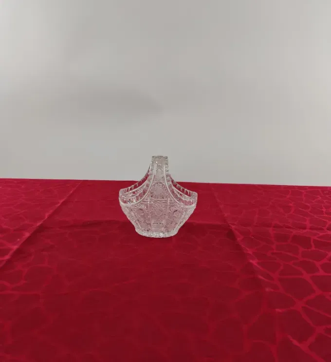 Bleikristall-Schale mit Henkel  - Bild 1