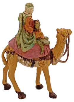 Krippenfigur - Heiliger König auf Kamel - Bild 3