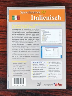 bhv Sprachtrainer x5 - Italienisch - Lernsoftware - CD-ROM – Vorschau 2