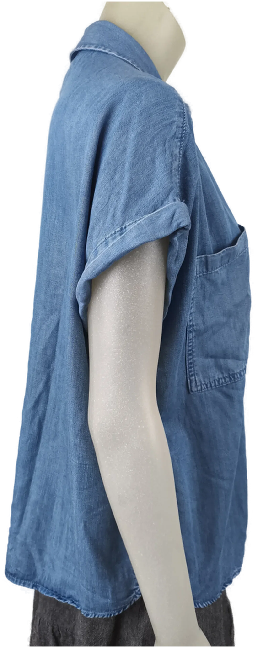 C&A, Damenbluse Jeans, Gr. L – Bild 2