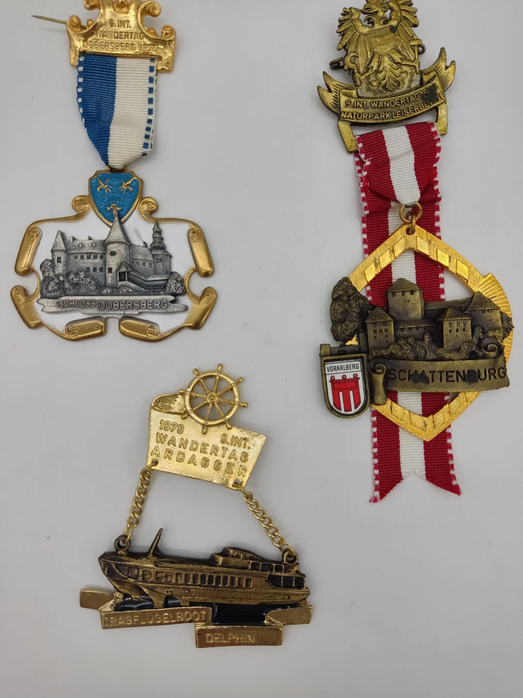 6x Vintage Wanderabzeichen – Bild 2