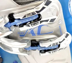 Lowa Damen Tourenskischuhe mit Tasche grau-blau - Gr. 39.5/40 - Bild 3