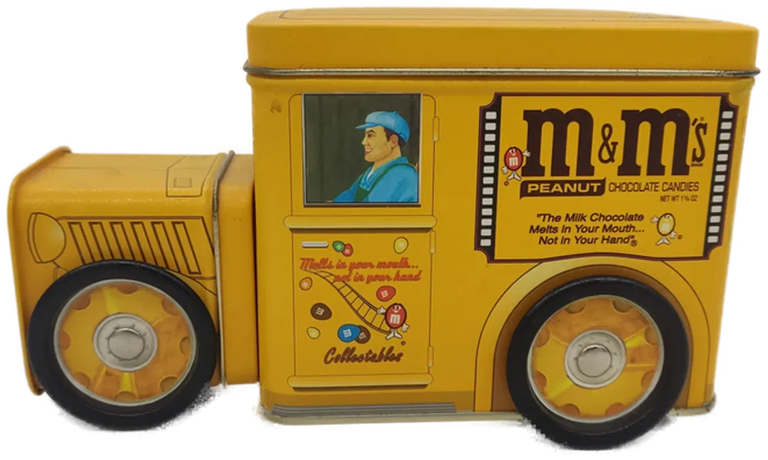 Dose M & M'S Truck  inkl.  rollende Reifen Vintage Style - Bild 3