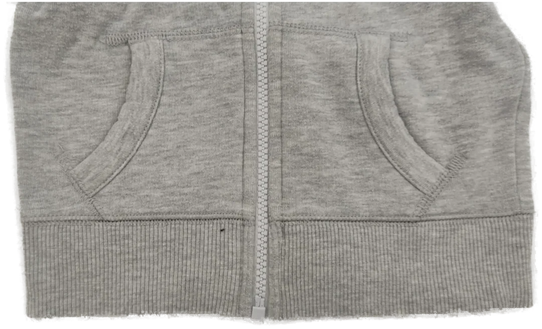 Tommy Hilfiger Kinderhoodie/Kindersweatjacke mit ZIP in grau, Größe 86 – Bild 4