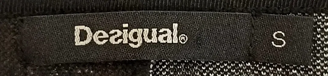 Desigual Damen Oberteil schwarz/weiß gemustert Gr. S – Bild 3