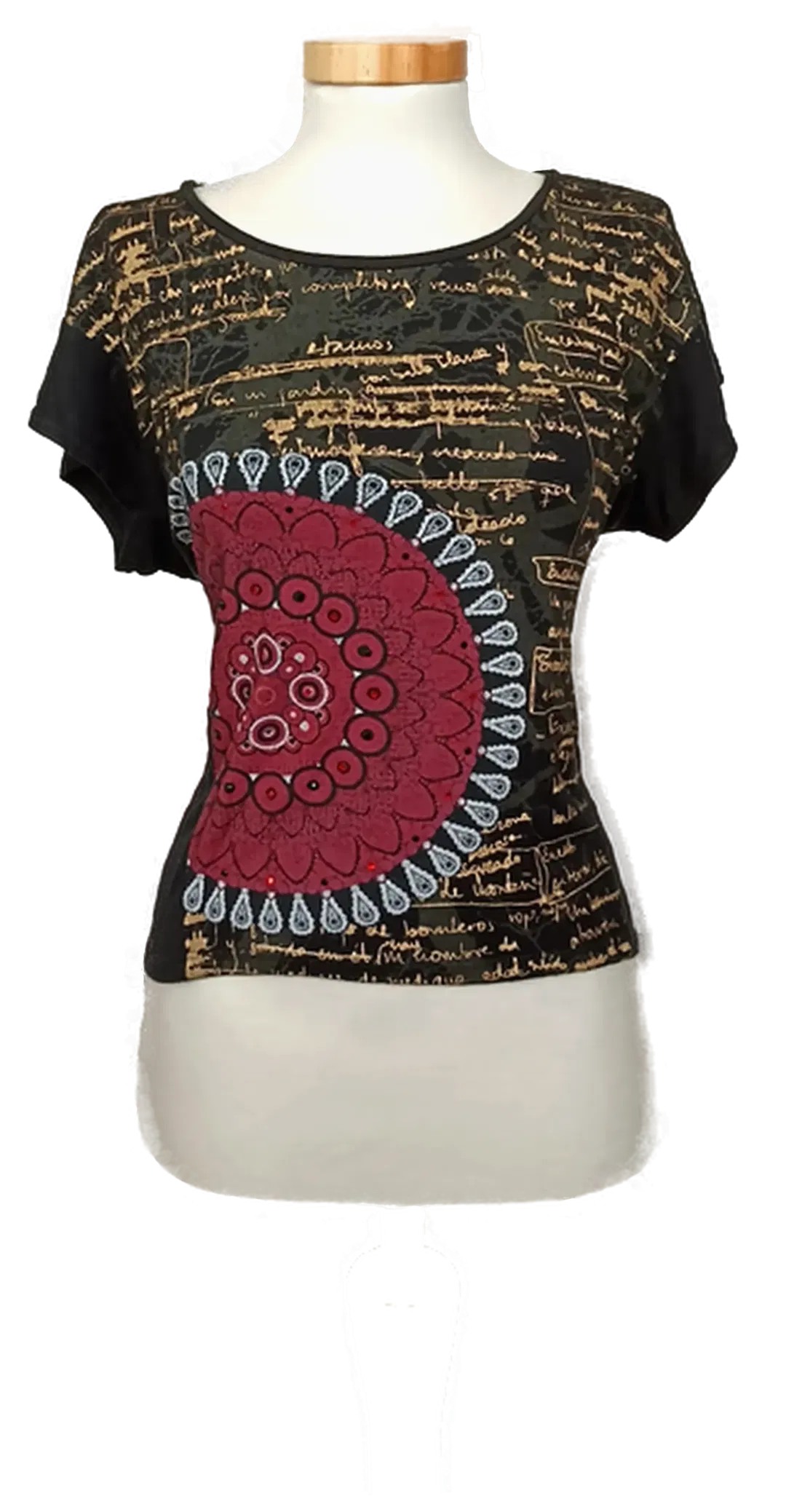 Desigual Damen T-Shirt schwarz Gr. S - Bild 1