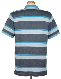 Baldessarini Herren Polo Shirt, blau - Gr. L  - Bild 2