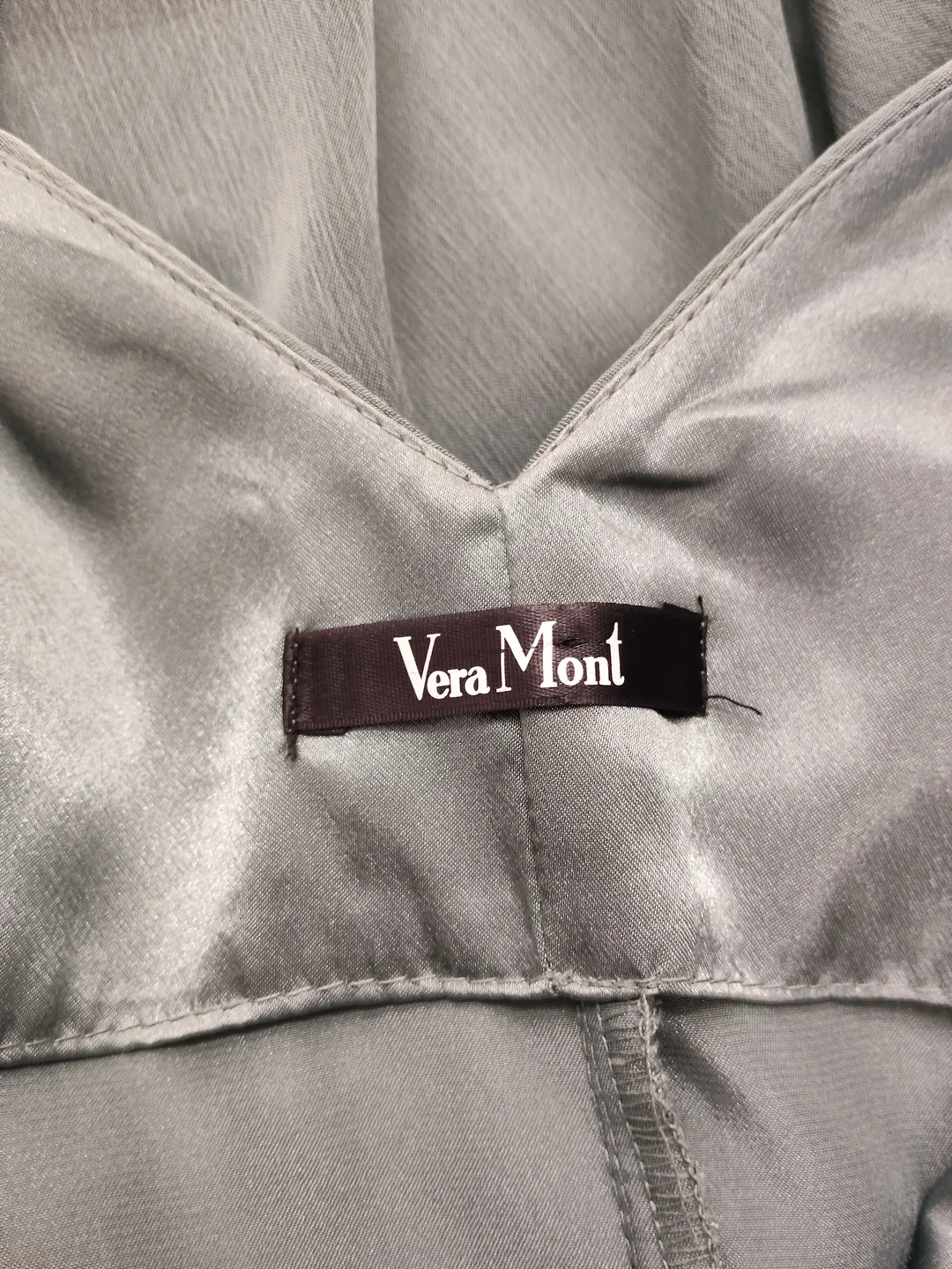 Midikleid Vera Mont Unifarben M/38 Polyester | Festlicher Chic – Bild 4