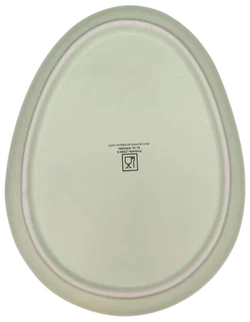 Oster Dessertteller pastellgrün mit Goldrand - Bild 3