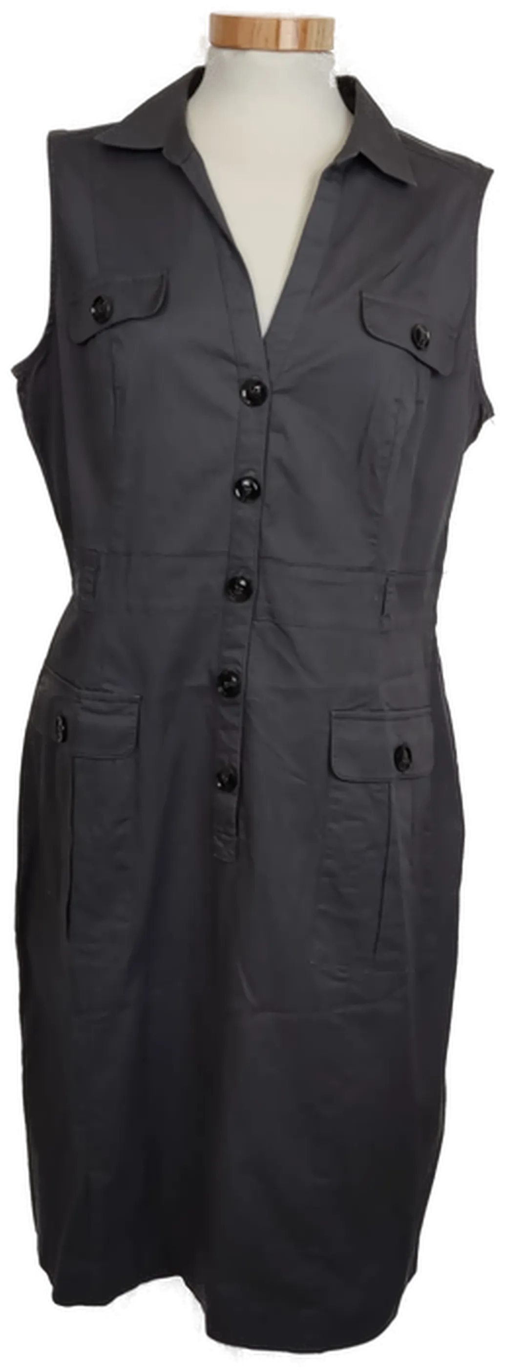 H&M Damen Kleid grau Gr. 44 - Bild 1