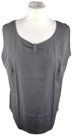 Viskose Top Damen  Gr. 46 | Zeitloser Abendlook