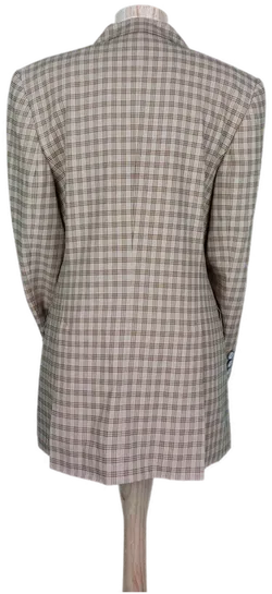 Dinomoda Damen Blazer braun kariert - S/36 - Bild 2