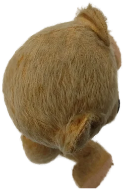 Vintage Teddybär hellbraun mit roter Schleife - Bild 4