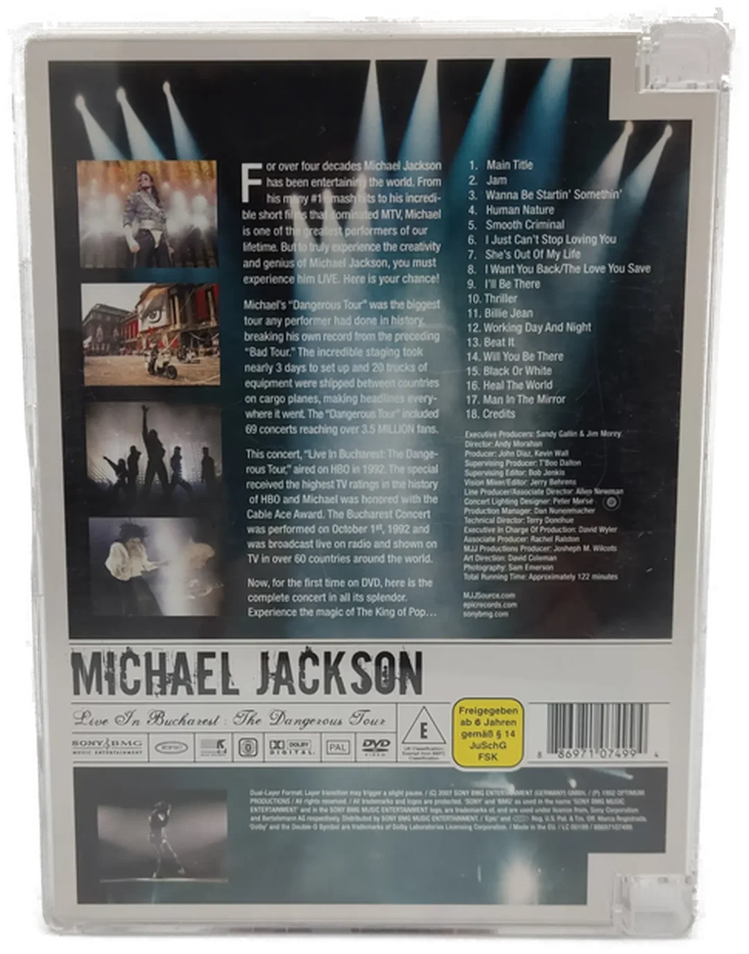 DVD "Michael Jackson: Live in Bucharest ‒ The Dangerous Tour" – Bild 2