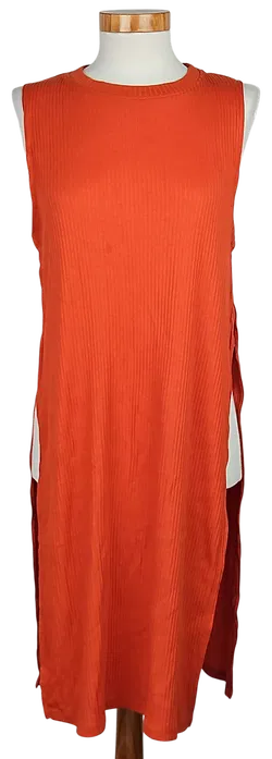 AMISU Damen Longshirt, orange - Gr. M  - Bild 1
