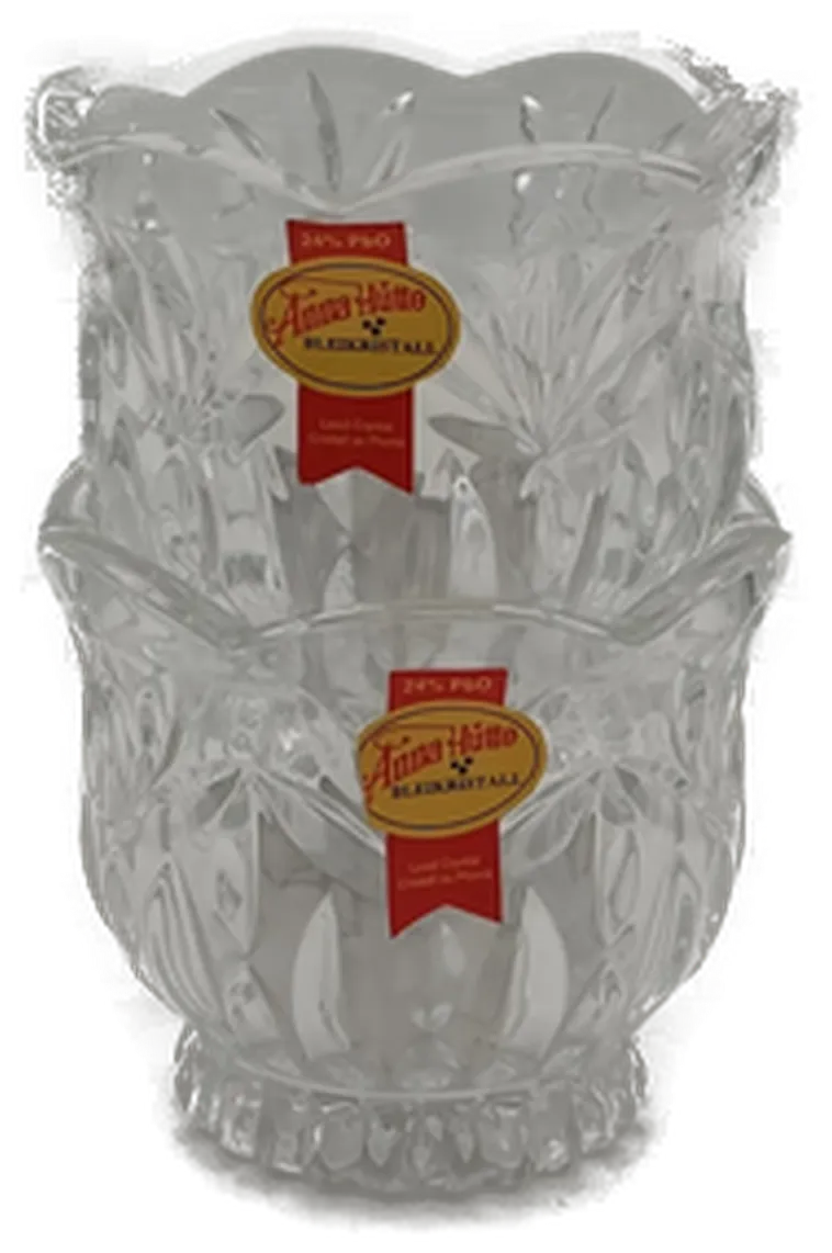 2 Bleikristall-Kerzenleuchter 7,5 cm  - Bild 4