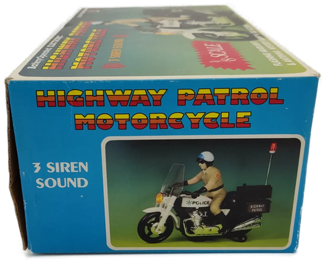 Highway Patrol Motorcycle - Vintage Toys – Bild 2