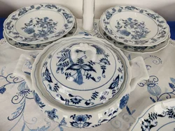 Blue Danube mit Zwiebelmuster Japan Porzellan Essgeschirr-Set 14-tlg. | Festliche Stimmung - Bild 9