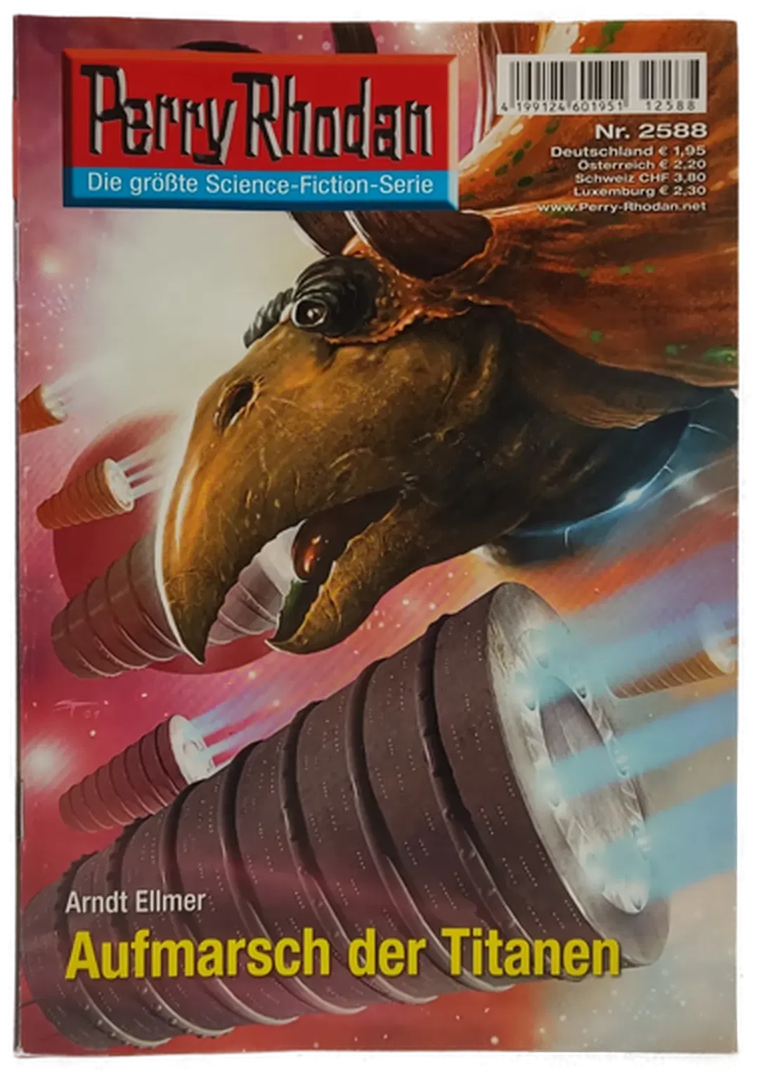 Romanheft Perry Rhodan Aufmarsch der Titanen Erstauflage Nr. 2588 - Bild 2