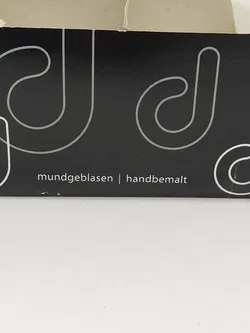 12 Stk. weiße Weihnachtskugeln (mundgeblasen + handbemalt) - Bild 5