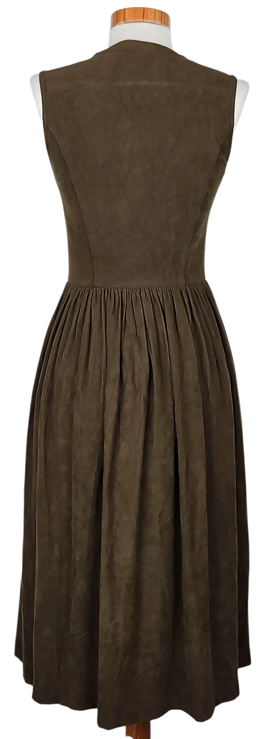 SPORTALM Damen Trachtenkleid (Dirndl), braun - Gr. 152/ S  – Bild 3