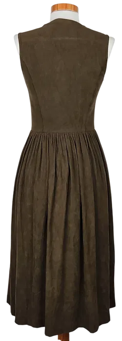 SPORTALM Damen Trachtenkleid (Dirndl), braun - Gr. 152/ S  - Bild 3