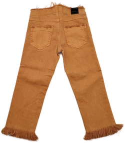 Orange Sisley Kinderhosen - Gr. 120cm / 98% Baumwolle - Bild 3