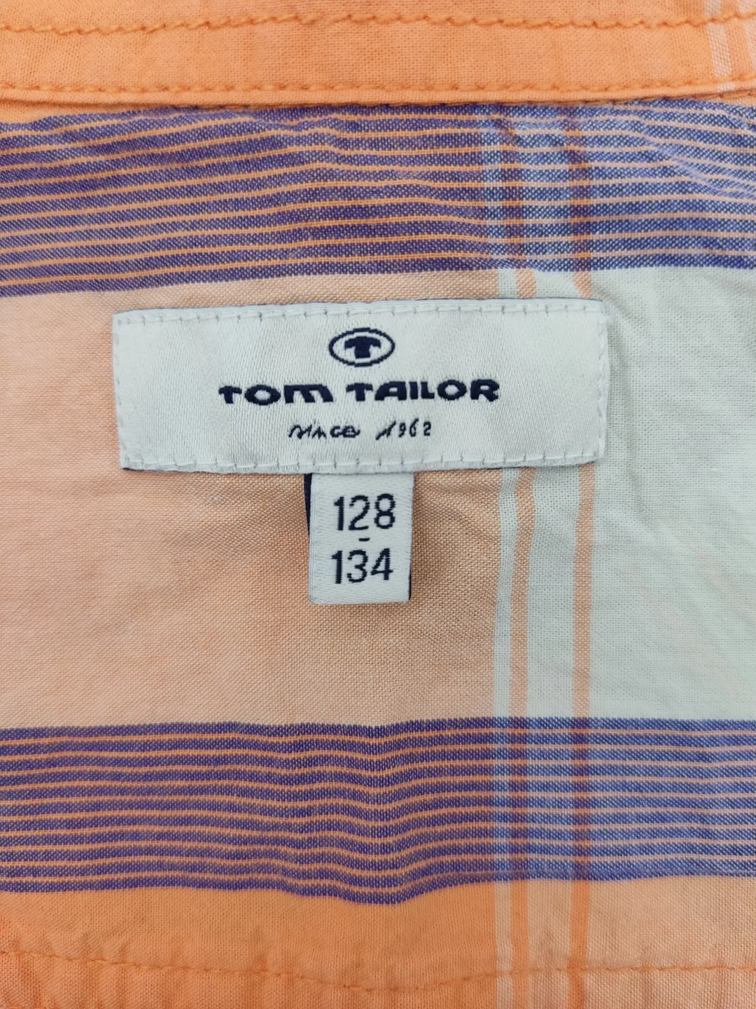 Tom Tailor Kinder Hemd orange Gr.128/134 – Bild 4