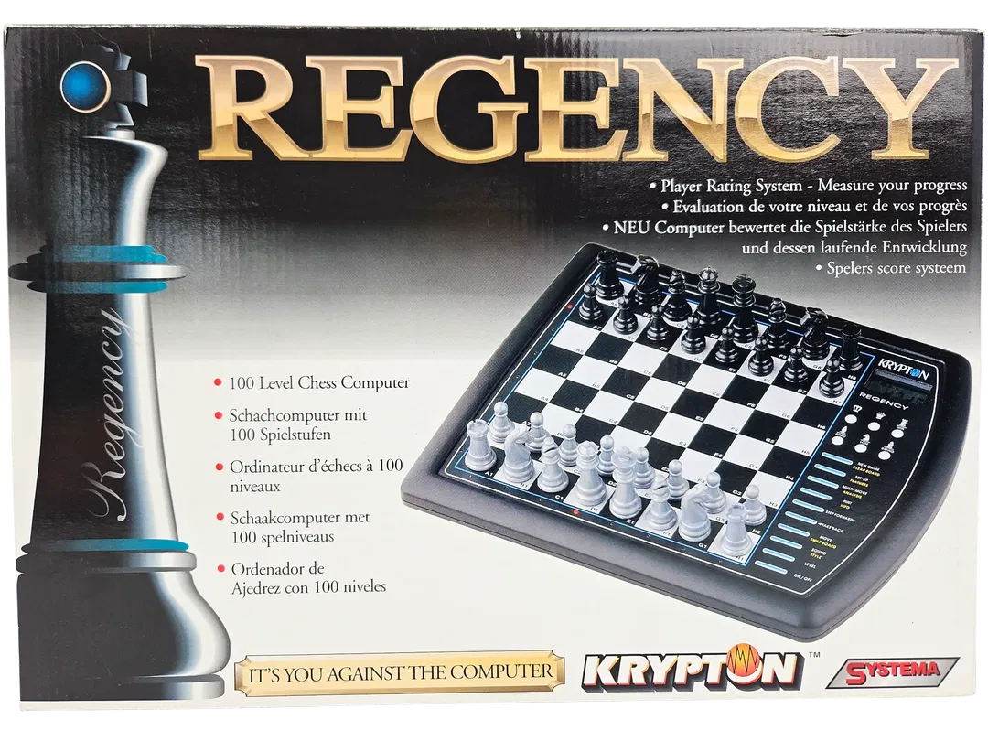 Regency Schachcomputer -  Vintage Gesellschaftsspiel - Krypton - Bild 4