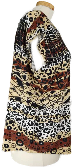  Alexandre Duprés Damen Shirt mit Animal-Print - Gr.46/XXXL - Bild 3