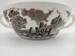 Original Englisches Porzellan Country Style Suppenteller - Bild 3