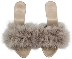 ZARA Damen Pantoletten, beige - Gr. 40 - Bild 5