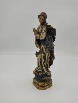Madonnenstatue aus Holz - Maria Immaculata  - Bild 7