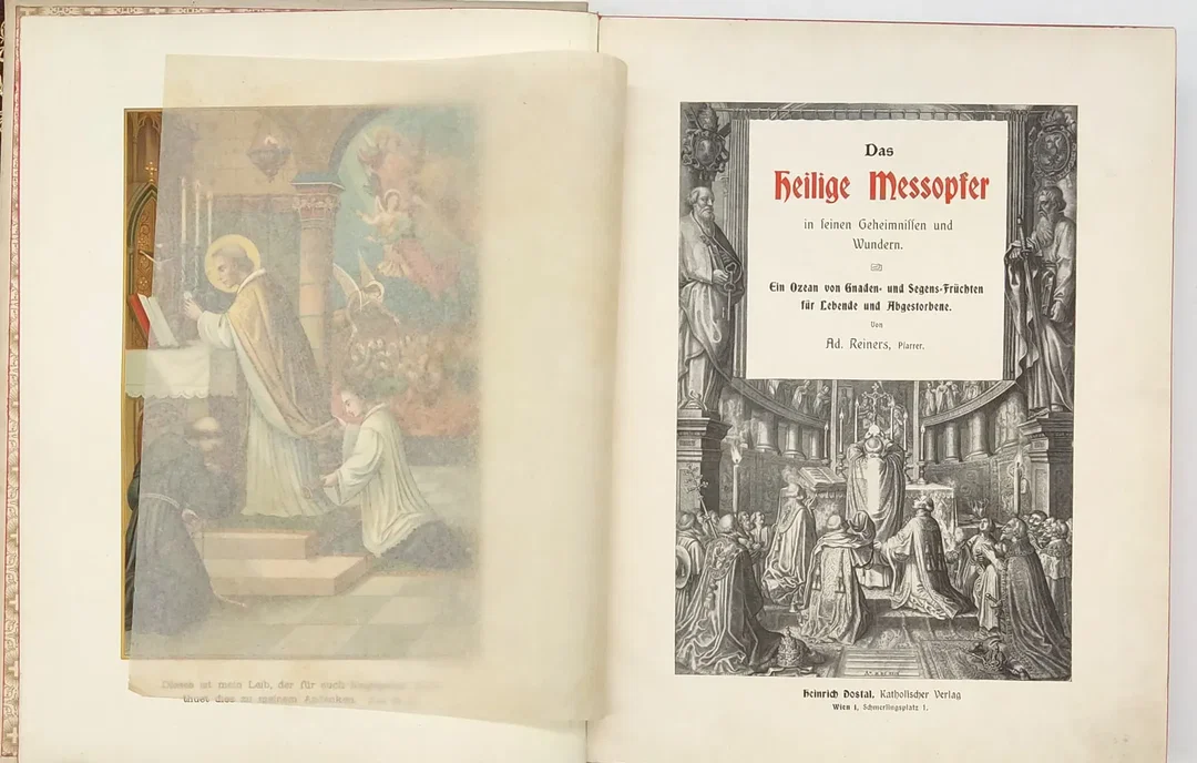 Antiquität  - Das heilige Messopfer - Adam Reiners, Pfarrer 1904 – Bild 4