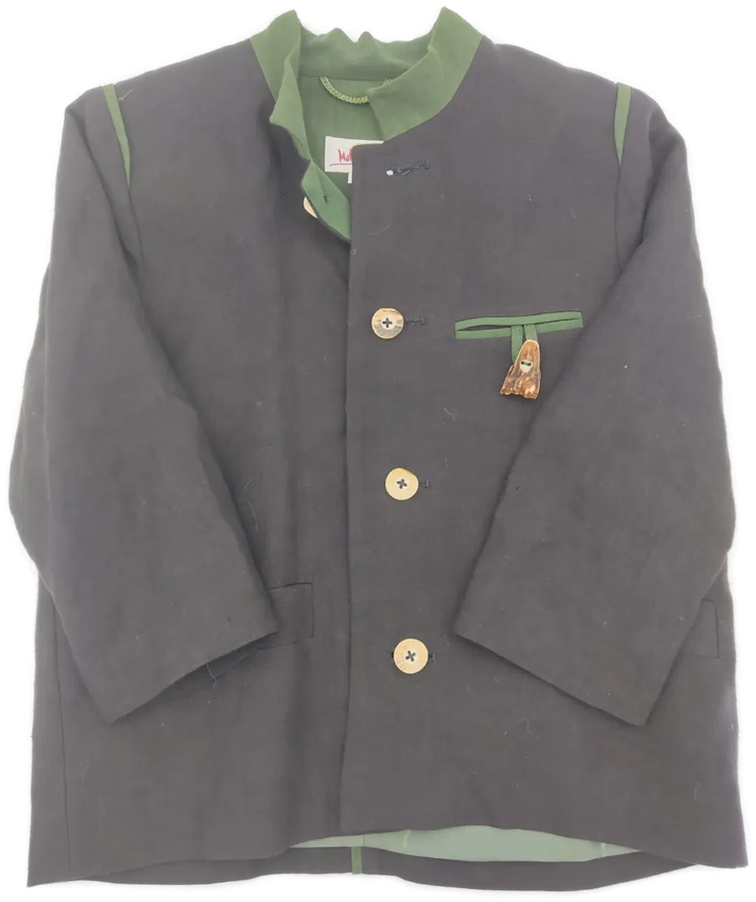 Mothwurf Kinder Sakko Leinen schwarz, Gr. 6 - Bild 1