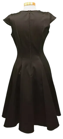 Orsay Damen Strech-Satin-Midikleid schwarz Gr. S - Bild 2