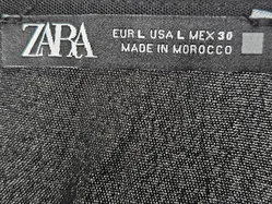 ZARA Damen Maxikleid, schwarz - Gr. L - Bild 5
