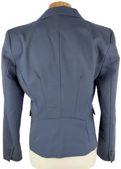 Blazer "H&M", blau mit Taschen Größe 38 – Bild 3