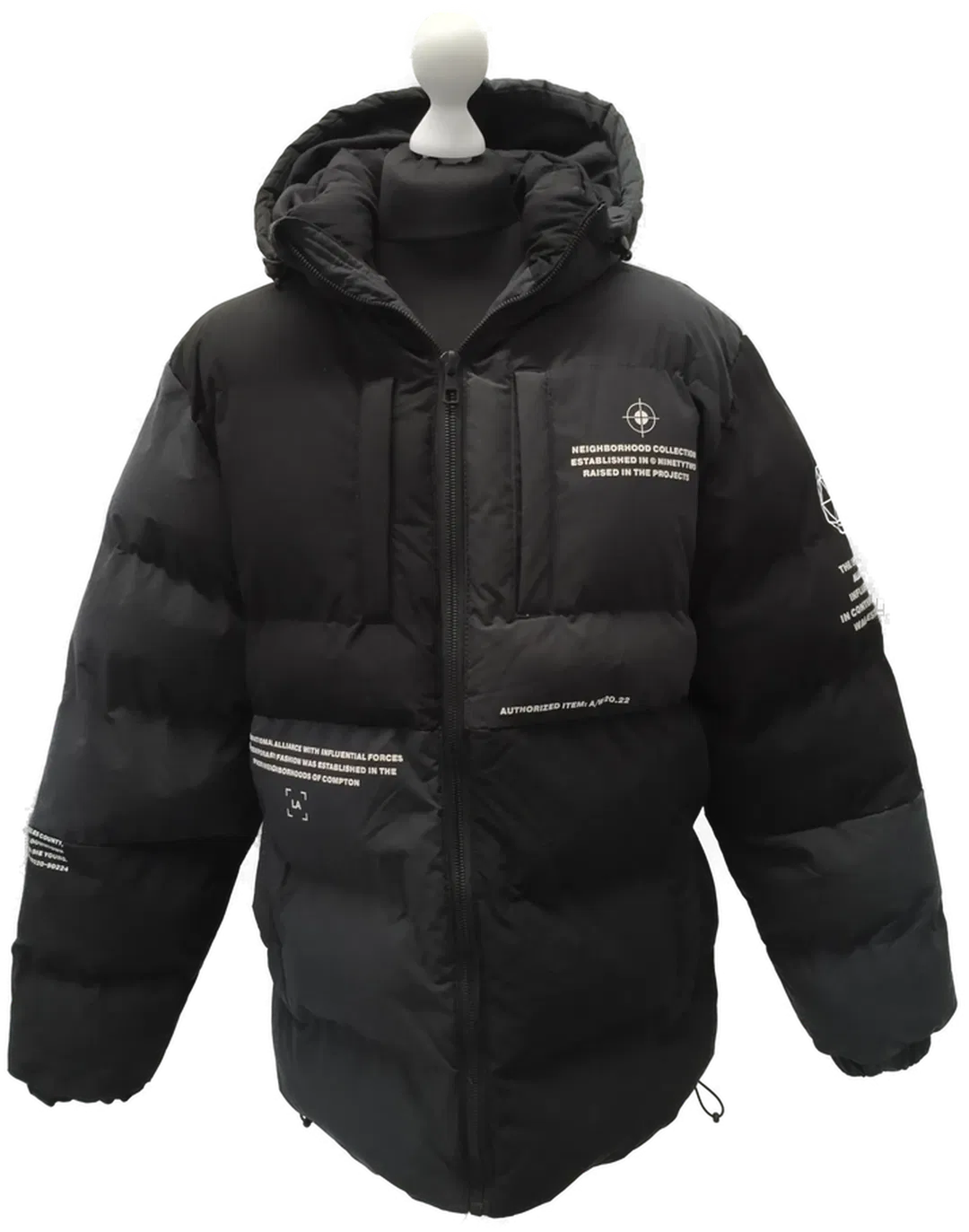 Anorak, Winterjacke Herren, Black Squad, Gr. XL - Bild 4