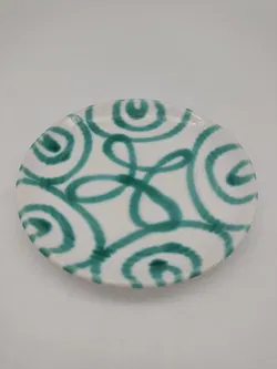 Gmundner Keramik - Kleines Set grüngeflammt, 3-teilig - Bild 5