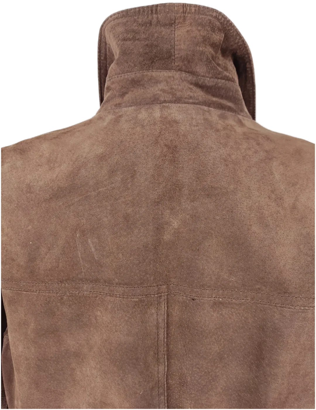 Echtlederjacke "Fascination in Leather", langarm mit Kragen, dunkelbraun mit Taschen, Größe 42 – Bild 5