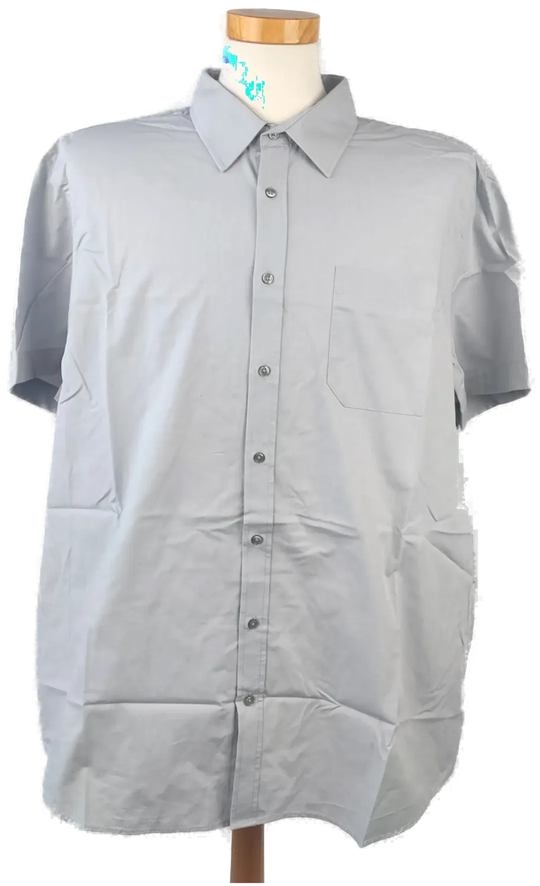 CANDA von C&A Herrenhemd langarm, hellgrau - Gr. XXL 45-46 - Bild 4