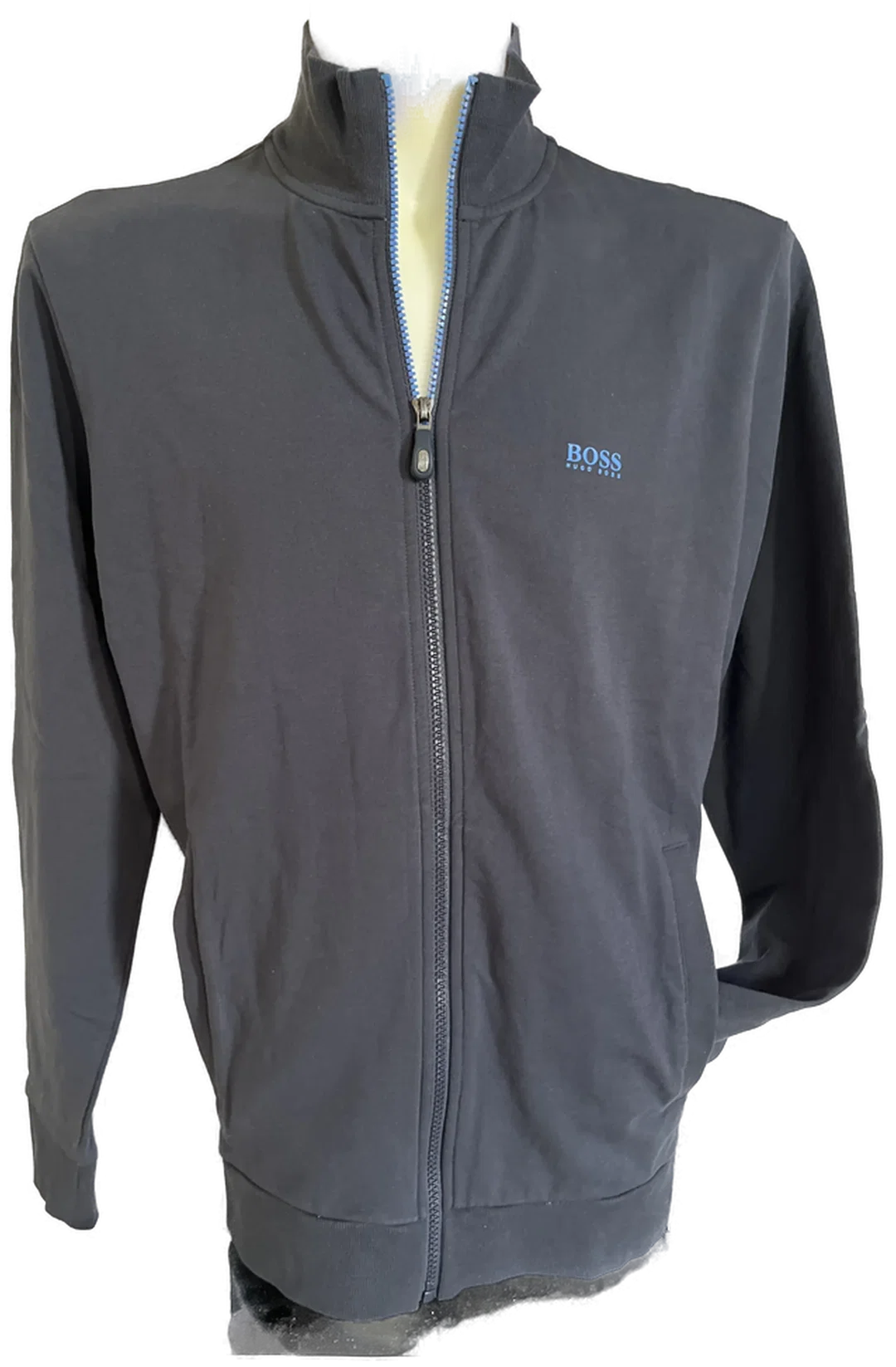 HUGO BOSS Herren Weste blau Gr. L mit Seitentaschen - Bild 1