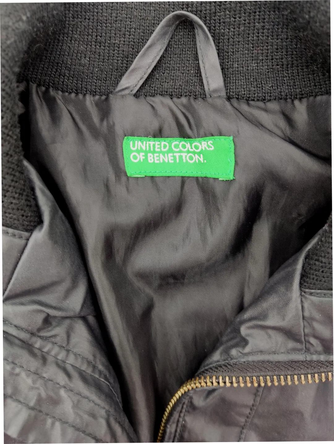 United colors of Benetton Kinder Jacke schwarz Gr. XL (10-11 Jahre) – Bild 3