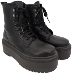 ASOS Damen Plateu-Boots , schwarz - Gr. EU 36 - Bild 1