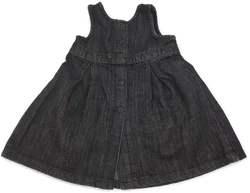 United colors of Benetton Kinder Jeanskleid schwarz Denim  Gr. 68 - Bild 2