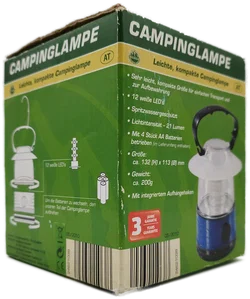 Leichte, kompakte Campinglampe - Originalverpackt mit Gebrauchsanweisung - Bild 3
