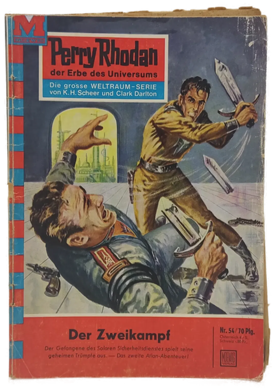 Romanheft Perry Rhodan Der Zweikampf Erstauflage Nr. 54 - Bild 1