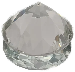 Kristall Briefbeschwerer Transparent | Glanzstück - Bild 2